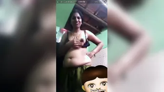 Lonely Bhabhi Stripping Naked During Late Night Video Chat