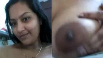 Busty Bhabhi Teasing With Her Massive Boobs Late At Night
