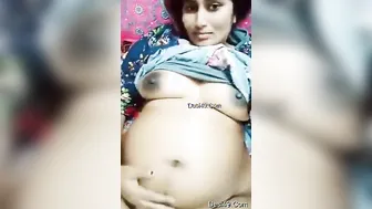 She Opens Her Legs Wide Exposing Her Wet Pussy Just For Me