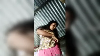 Indian Babe Exposing Her Pussy And Boobs In Her Bedroom Alone