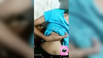 My Shy Indian GF Showing Me Her Tits For First Time