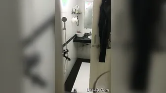 Catching My Indian Milf Neighbor Bathing Through Hidden Camera