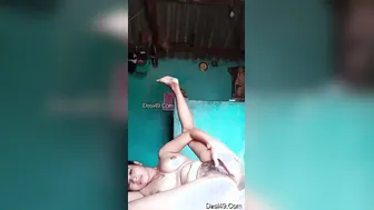 Slutty GF Making A Nude Video For Her Horny Lover At Home