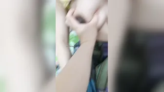 Indian GF Moaning While Lover Squeezes Her Soft Boobs Hard