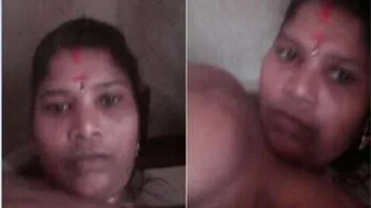 Married Bhabhi Playing With Her Big Tits And Dripping Wet Pussy