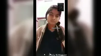 Super Cute Desi GF Showing Off Her Boobs On Video Call