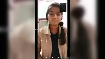 Super Cute Desi GF Showing Off Her Boobs On Video Call