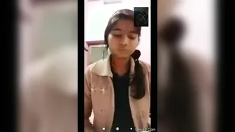 Super Cute Desi GF Showing Off Her Boobs On Video Call