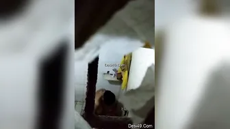 My Desi Wife Taking Shower Caught On My Hidden Camera At Home