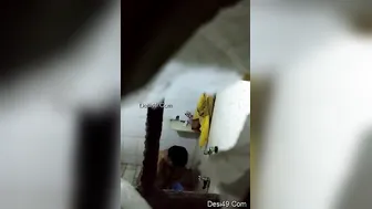 My Desi Wife Taking Shower Caught On My Hidden Camera At Home