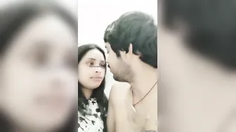 Desi Couple Making Out And Kissing Passionately In The Bedroom