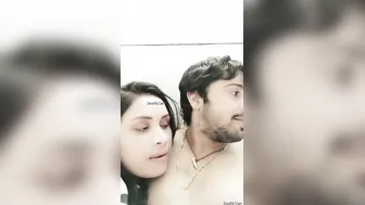 Desi Couple Making Out And Kissing Passionately In The Bedroom