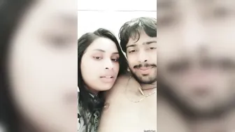 Desi Couple Making Out And Kissing Passionately In The Bedroom