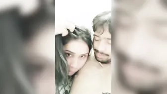 Desi Couple Making Out And Kissing Passionately In The Bedroom