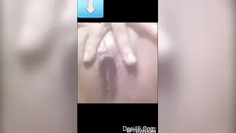 Sexy Desi GF Showing Me Her Tits And Pussy On Video Call