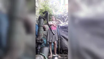 Village Girl Recording Herself Naked For Her Boyfriend Back Home