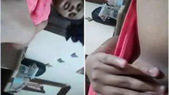 Horny Desi GF Fingering Her Tight Wet Pussy Really Hard