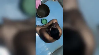 Tamil Bhabhi Caught Bathing Completely Naked On Hidden Camera