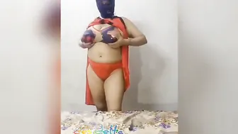 Horny Married Bhabhi Flashing Her Big Boobs And Wet Pussy Solo