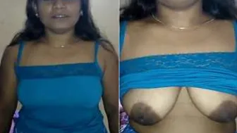 Tamil Wife Moaning As Husband Squeezes Her Soft Breasts In Bed