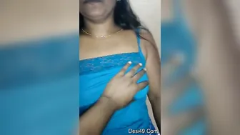 Tamil Wife Moaning As Husband Squeezes Her Soft Breasts In Bed