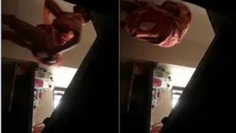 Hidden Cam Catches Sexy Village Maid Bending Over Showing Ass