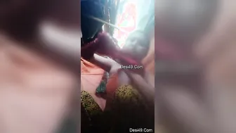 Horny Wife Recording Herself Fingering Pussy For Her Boyfriend