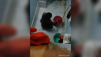 Spying On Married Bhabhi Taking A Bath Through Hidden Camera