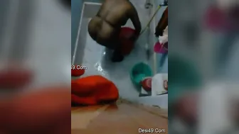 Spying On Married Bhabhi Taking A Bath Through Hidden Camera