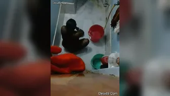 Spying On Married Bhabhi Taking A Bath Through Hidden Camera