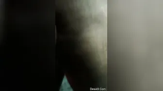 Hubby Squeezing His Wife's Tits Making Her Moan In Their Bedroom