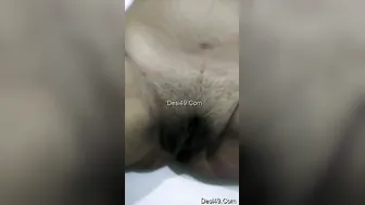 Hubby Filming His Busty Wife Naked Showing Tits And Wet Pussy