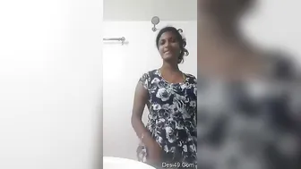 Tamil GF Filming Her Bathing Session Naked Just For Me