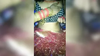 Newlywed Wife Flashing Her Tits And Pussy On Video Call For Me