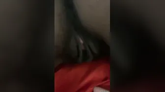 My Horny Wife Showing Her Wet Pussy While Hubby Films Closeup