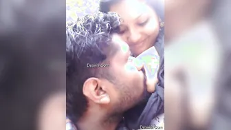 Mallu GF Getting Her Boobs Sucked By Boyfriend At Home