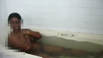 My Horny Mallu Wife Bathing While I Secretly Record Her
