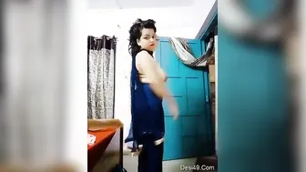 Hot Village Girl Stripping And Dancing Nude In Private Room