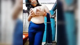 Hot Village Girl Stripping And Dancing Nude In Private Room
