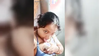 Bhabhi Pulling Shirt Up Flashing Her Big Natural Tits At Home