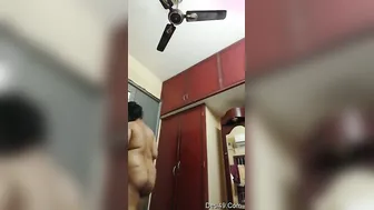 Mallu Bhabhi Undressing Completely Showing Off Curves And Pussy