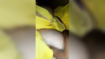 Husband Squeezing Wife Tits Hard Making Her Moan In Bedroom