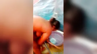 Tamil Wife Bathing Naked Filmed Secretly By Her Watching Husband