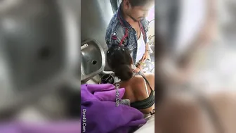 Indian Couple Caught Fucking Hard In Moving Train Compartment