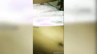 Desi GF Loving Her Boobs Squeezed During Rough Bedroom