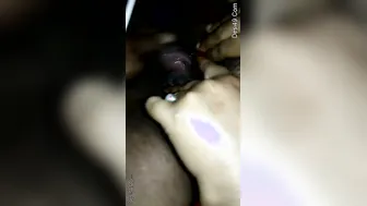 Making My Horny Wife Scream And Cum Hard On The Bed At Night