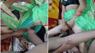 Devar Romancing And Pounding His Bhabhi Hard In Their Bedroom