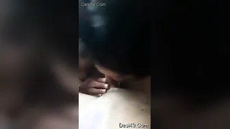 Young GF On Her Knees Sucking Her Boyfriend Dick Deep