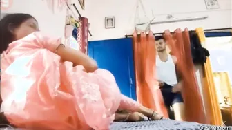 Devar Fucking His Bhabhi Live While She Moans Loudly For Him