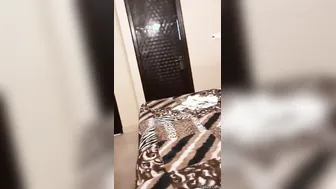 Young GF Giving Boyfriend Sloppy Blowjob In Bedroom